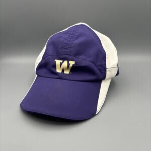Nike Featherlight Tailwind Cap Hat UW Huskies Purple White Dri Fit 7 Panel